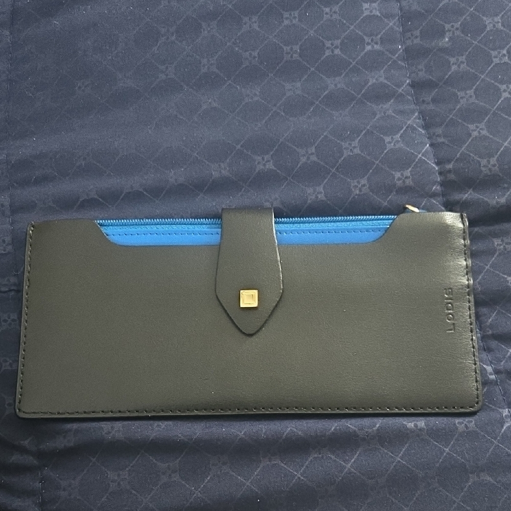 Lodis Black and Blue Wallet